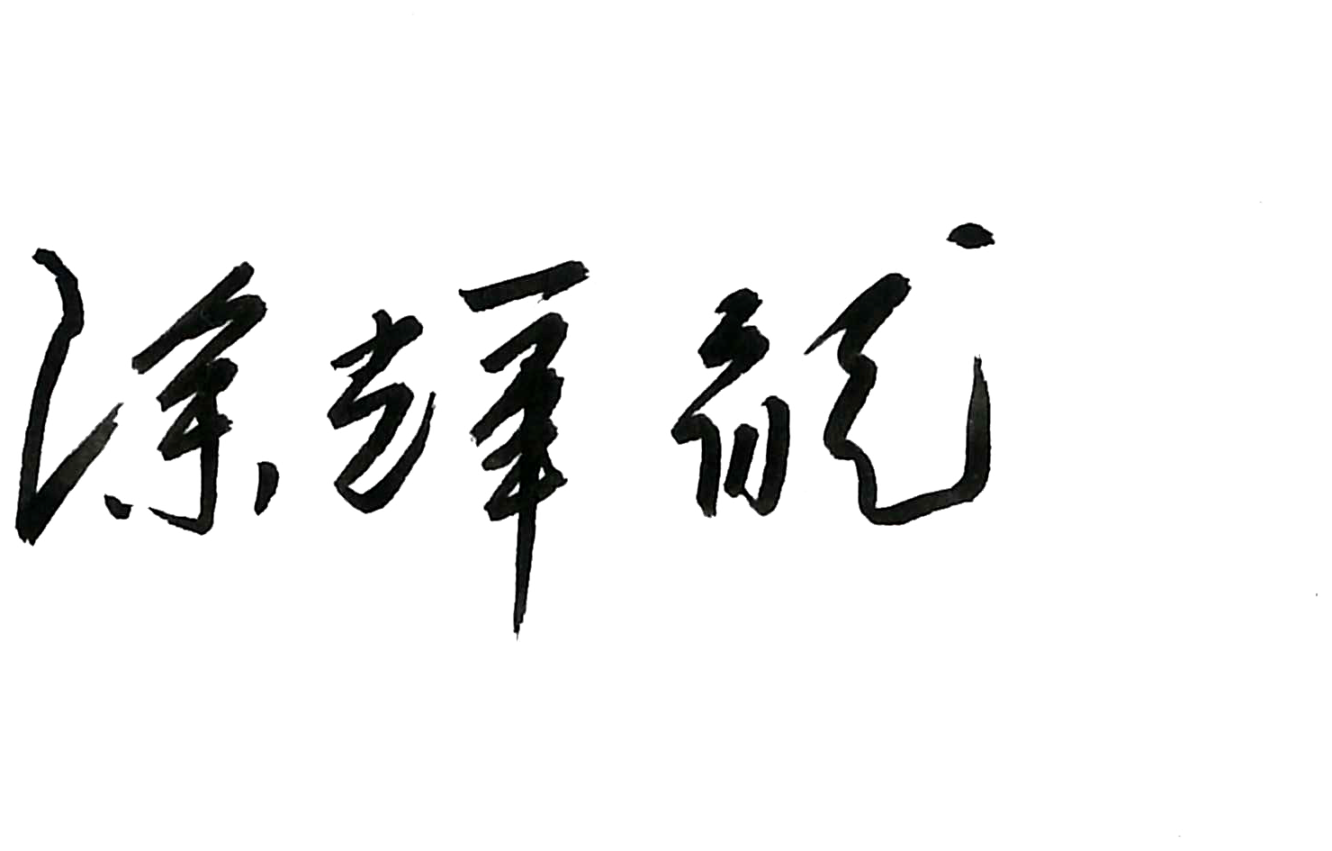 涂辉龙先生签名
